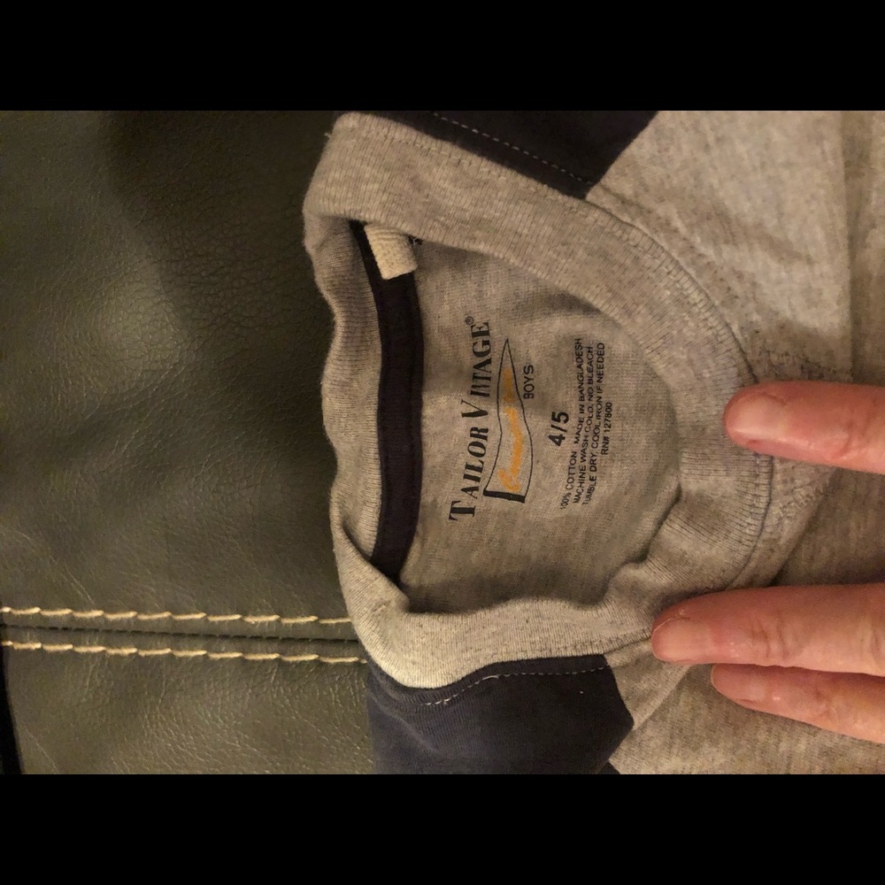 Jersey style long sleeve shirt